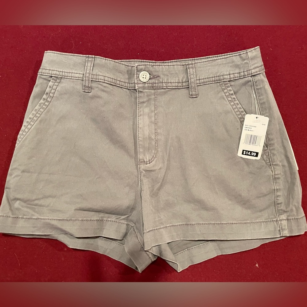 Shorts Grey Lee Jeans Mid Rise 2 NWT
